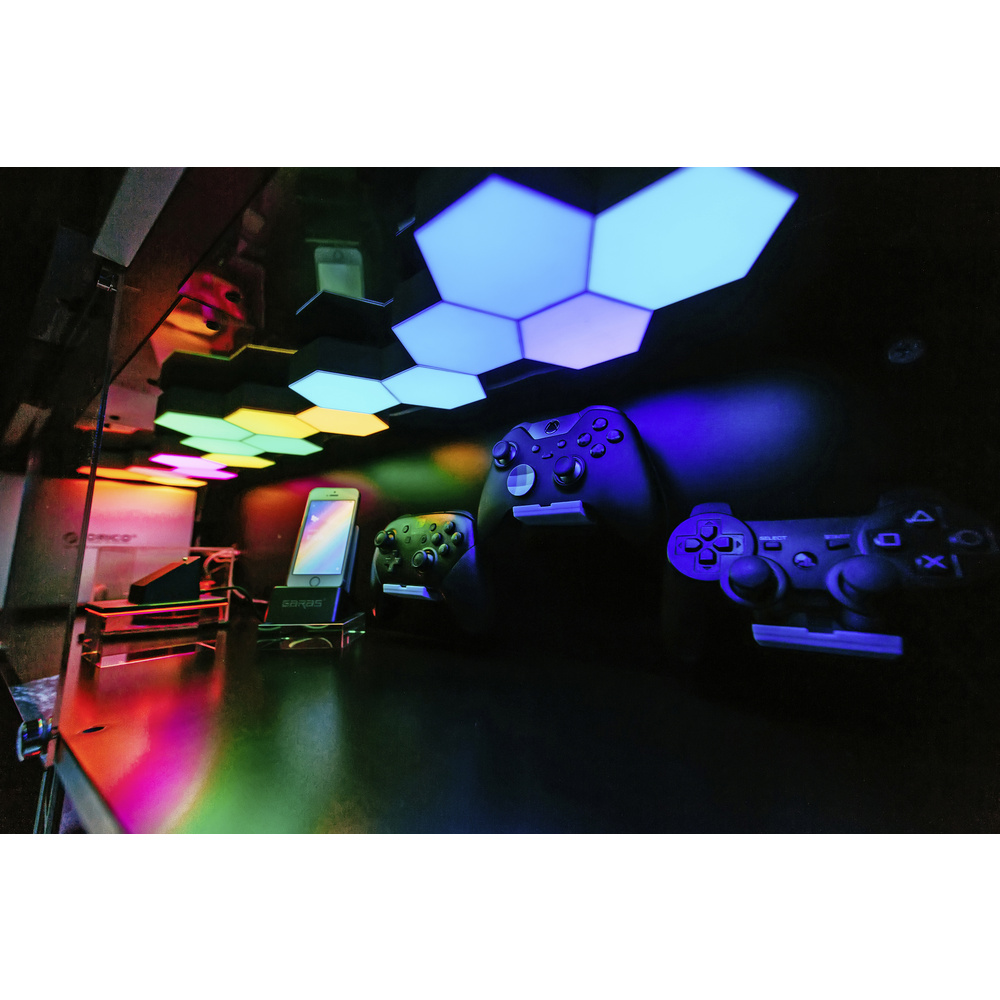 Cololight Starter-Set CL163 PRO, mit Hauptcontroller, 3x Lichtmodul und 1x Standsockel