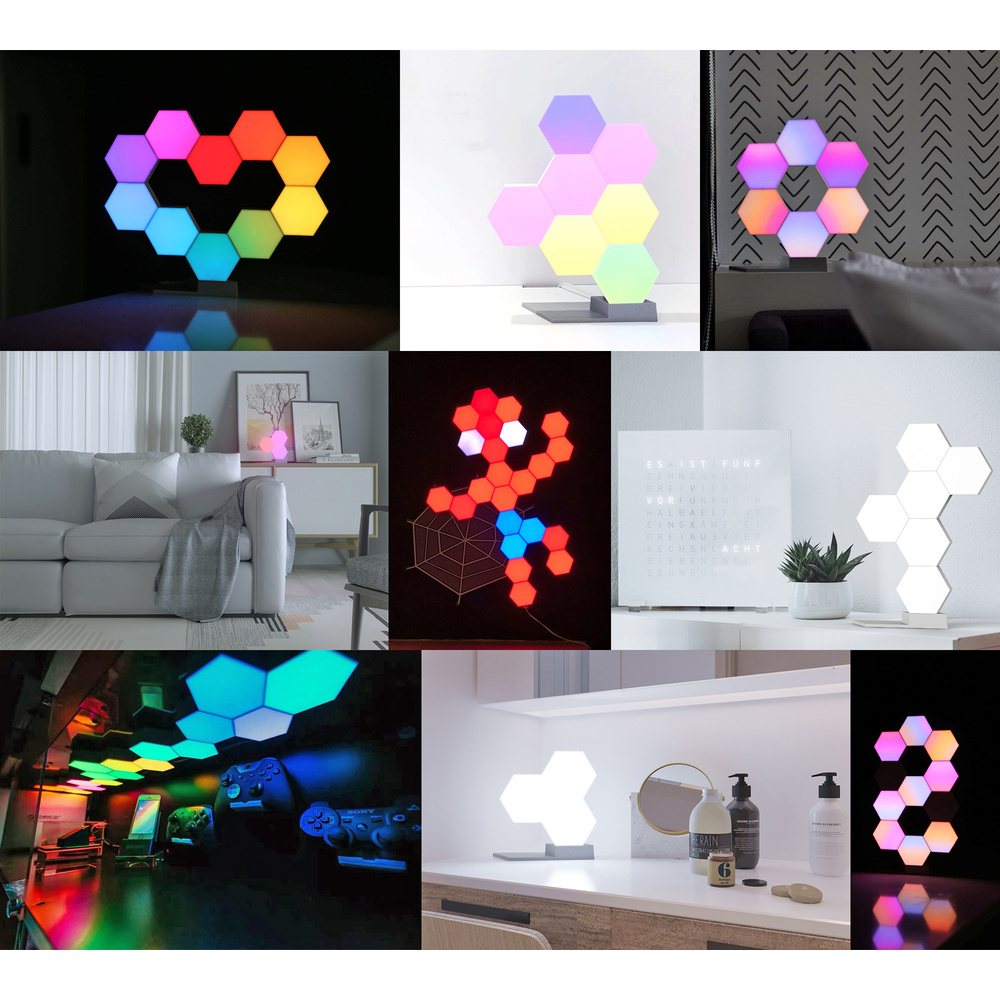 Cololight Starter-Set CL163 PRO, mit Hauptcontroller, 3x Lichtmodul und 1x Standsockel