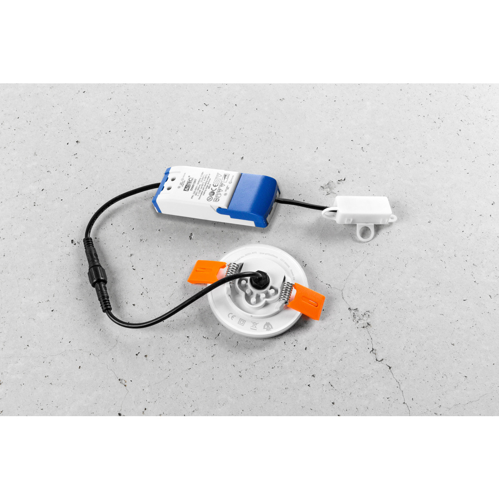 HEITRONIC Rahmenloser 6-W-LED-Einbaustrahler INFINITY, IP65, dimmbar