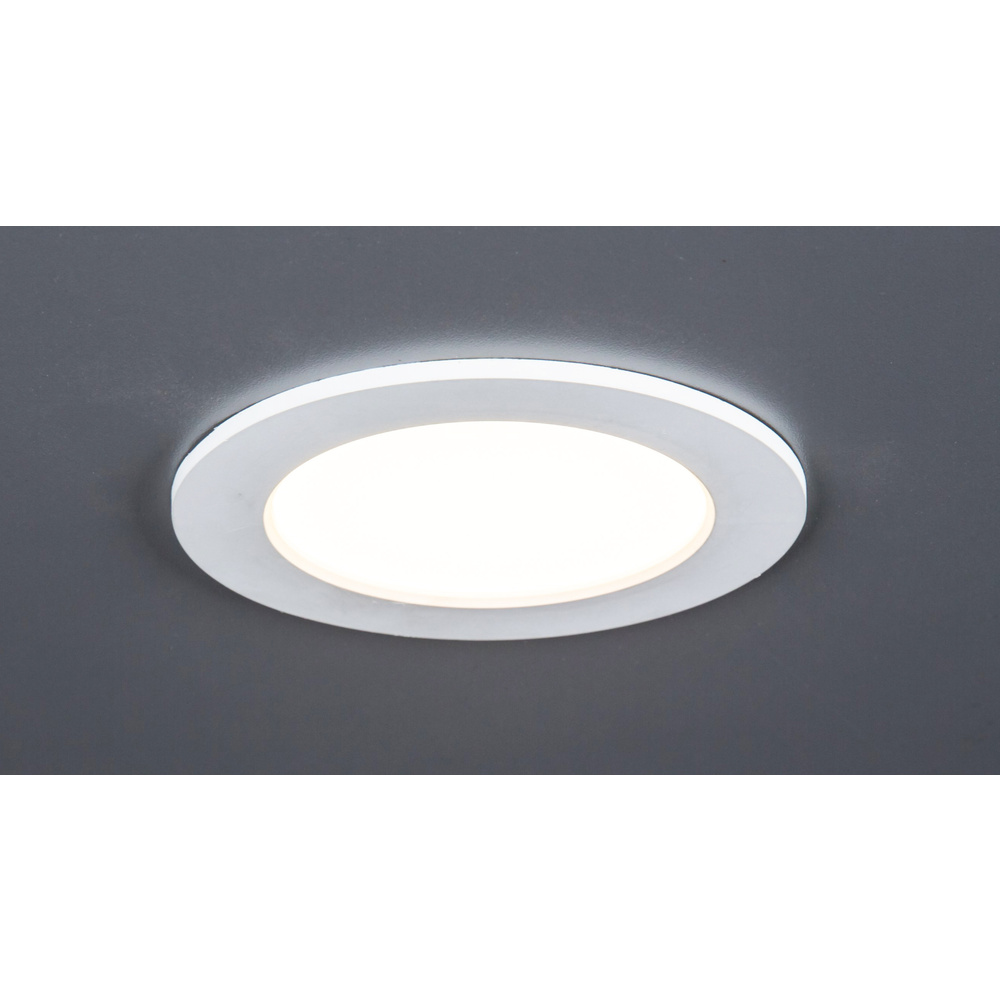 HEITRONIC 6-W-LED-Einbaustrahler KALLISTO, warmweiß, nur 30 mm Einbautiefe, durchschleifbar, dimmbar