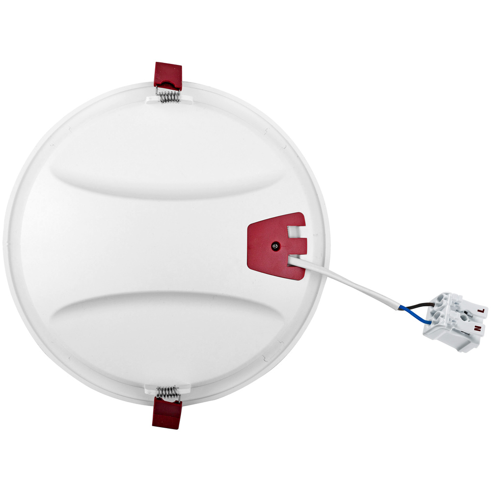 HEITRONIC 18-W-LED-Einbaustrahler KALLISTO, warmweiß, 30 mm Einbautiefe, durchschleifbar, dimmbar