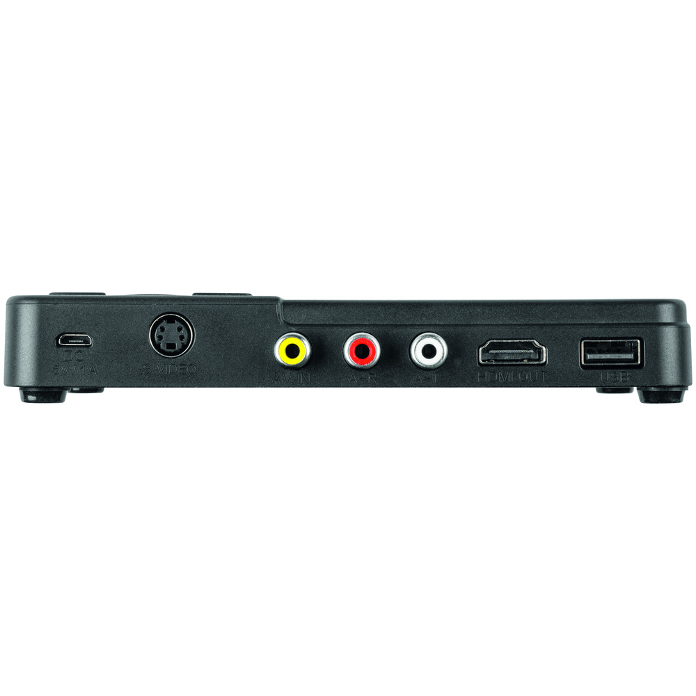 dnt Video-Digitalisierer Grabstar AV, 8,9-cm-LC-Display (3,5"), S-Video, speichert auf USB/SD-Medien