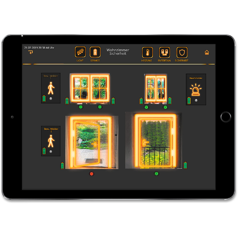 Schickes Smart Home - Visualisierung mit AIO CREATOR NEO und Smart Home Zentrale CCU3 Teil 4