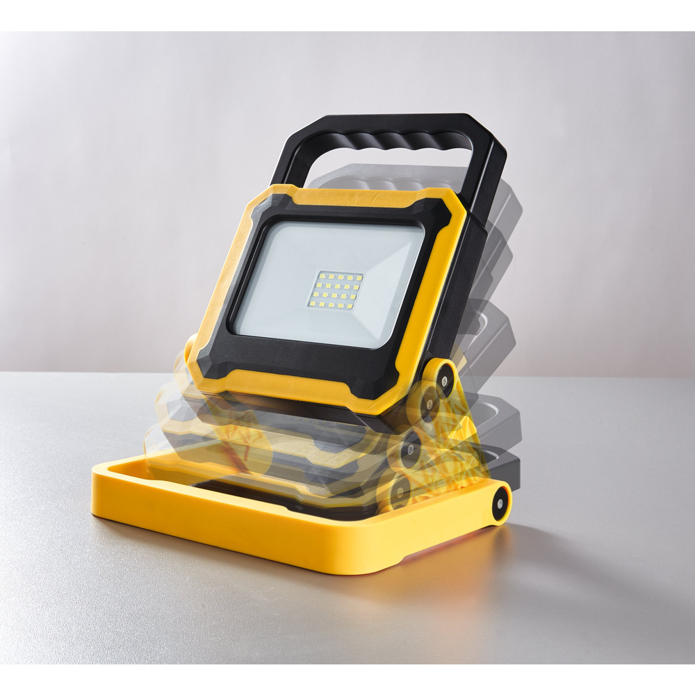 HEITRONIC Akku-LED-Fluter NEWPORT, mit integrierter Powerbank, 4000 K, zusammenklappbar