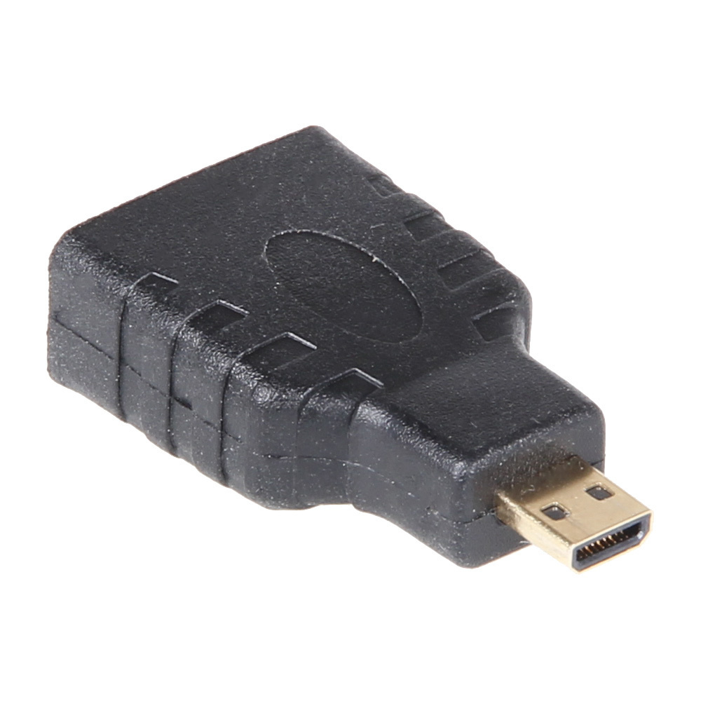 Joy-IT HDMI-Adapter HDMI-A-Buchse auf Micro-HDMI-Stecker, K-1482, schwarz