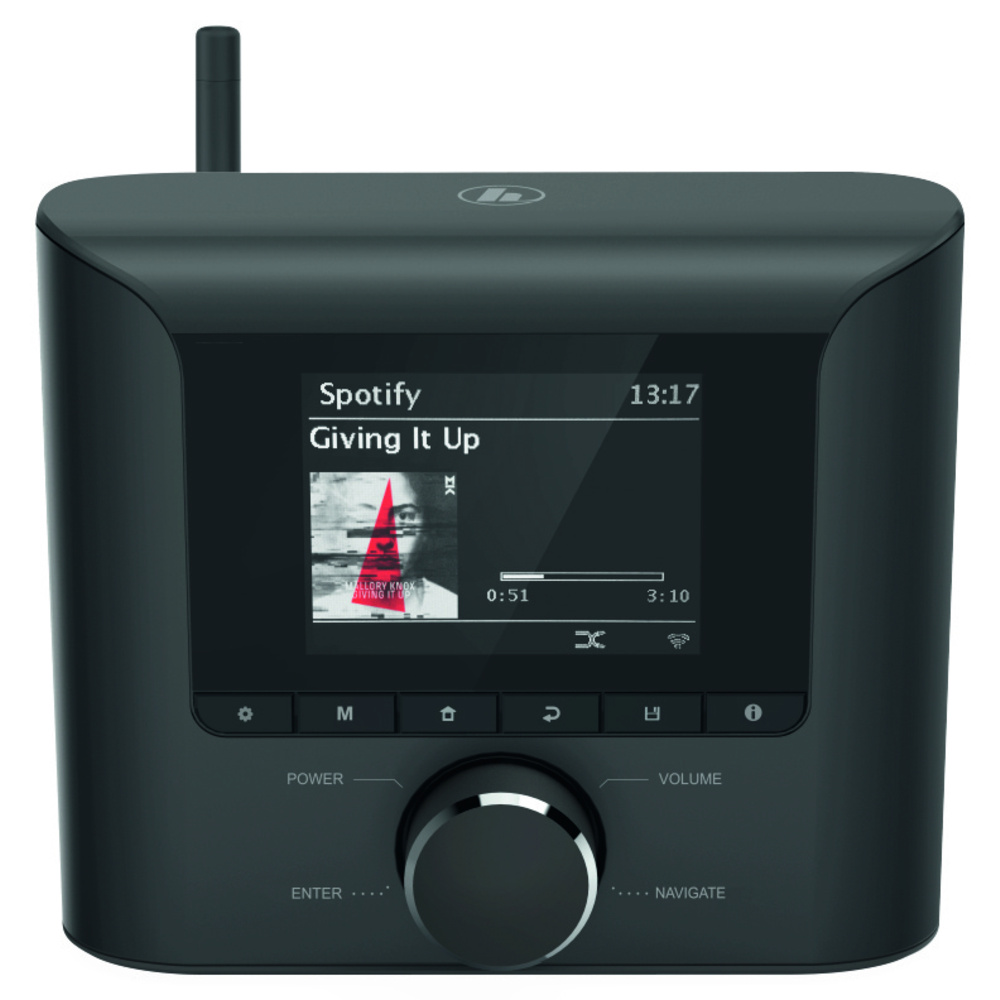 Hama Radio-Hi-Fi-Adapter DIT1010BT, DAB+-/UKW-/Internetradio, Bluetooth, Spotify, App