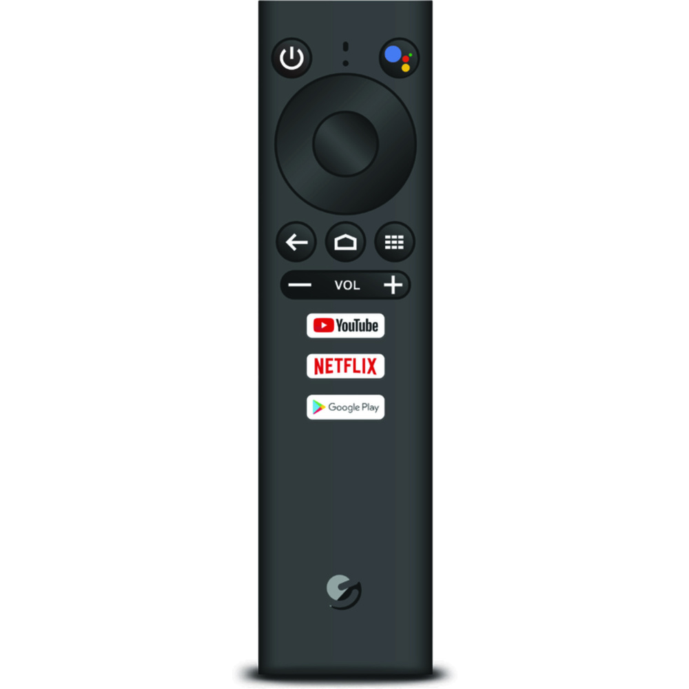 Ematic 4K Android TV Media Player SRT202, Ultra HD, Android 9, Sprachsteuerung via Google Assistant