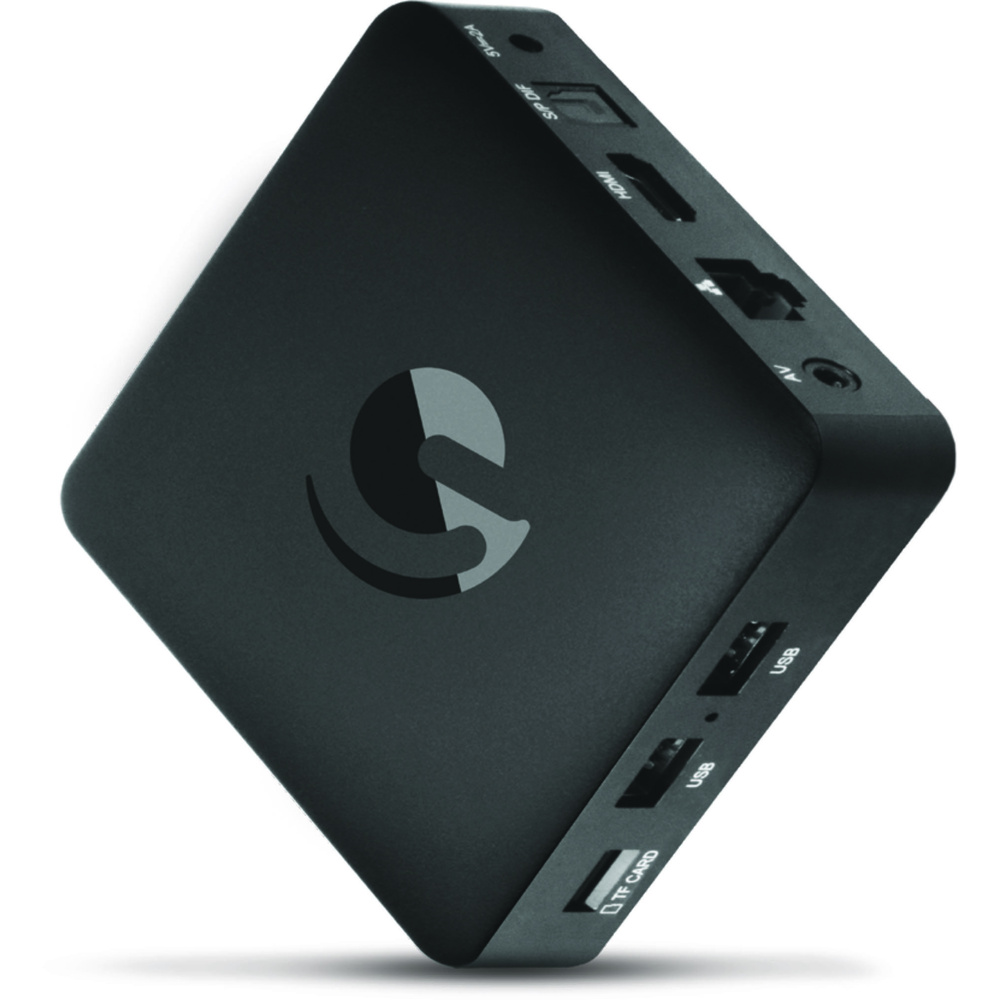 Ematic 4K Android TV Media Player SRT202, Ultra HD, Android 9, Sprachsteuerung via Google Assistant