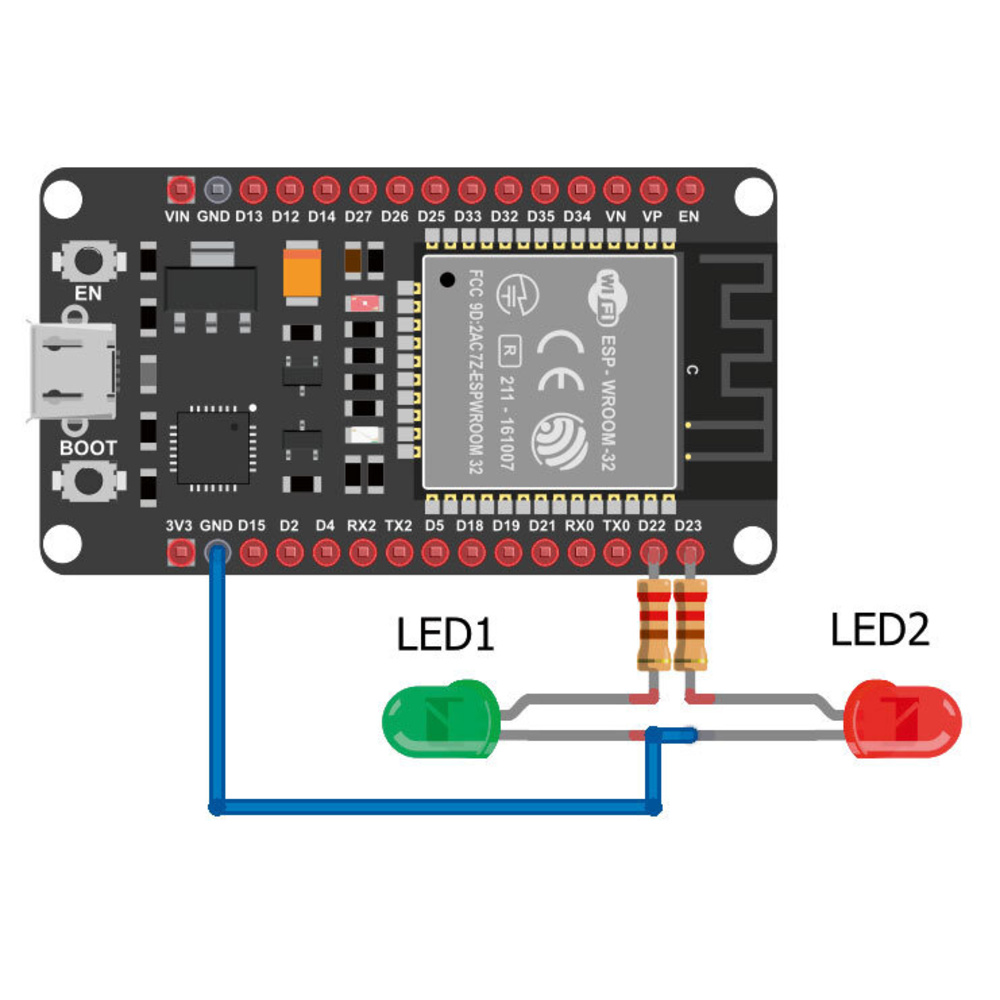 WLAN Fernsteuerung - ESP32 - WLAN und Webserver in MicroPython