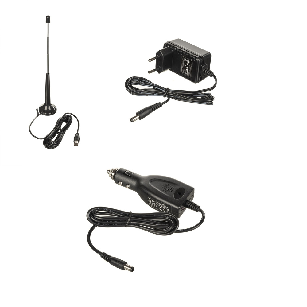 Xoro Portabler Fernseher PTL1450, DVB-T2-HD (H.265), 35,5-cm-Full-HD-Display (14"), inkl. freenet TV