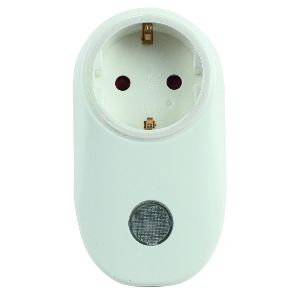 HEITRONIC Steckdosenadapter mit Dämmerungssensor, bis 690 W belastbar, IP20