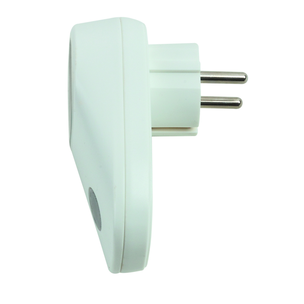 HEITRONIC Steckdosenadapter mit Dämmerungssensor, bis 690 W belastbar, IP20