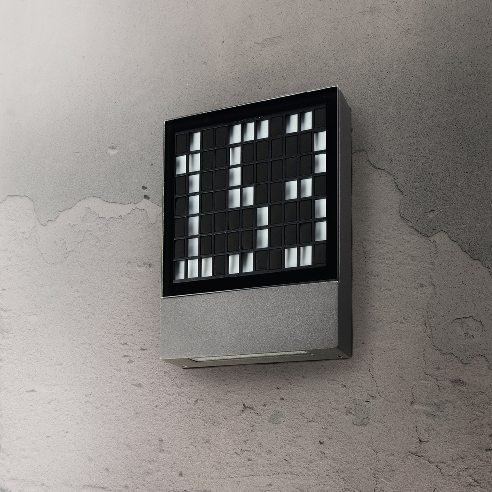 HEITRONIC 4,5-W-LED-Hausnummernleuchte Pavia, Ziffern steckbar, Aluminium-Gehäuse, 230 V AC, IP54