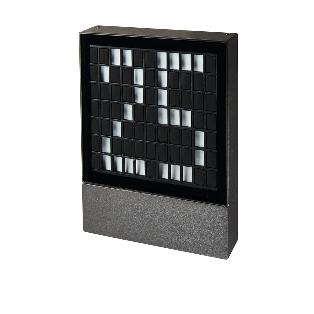 HEITRONIC 4,5-W-LED-Hausnummernleuchte Pavia, Ziffern steckbar, Aluminium-Gehäuse, 230 V AC, IP54