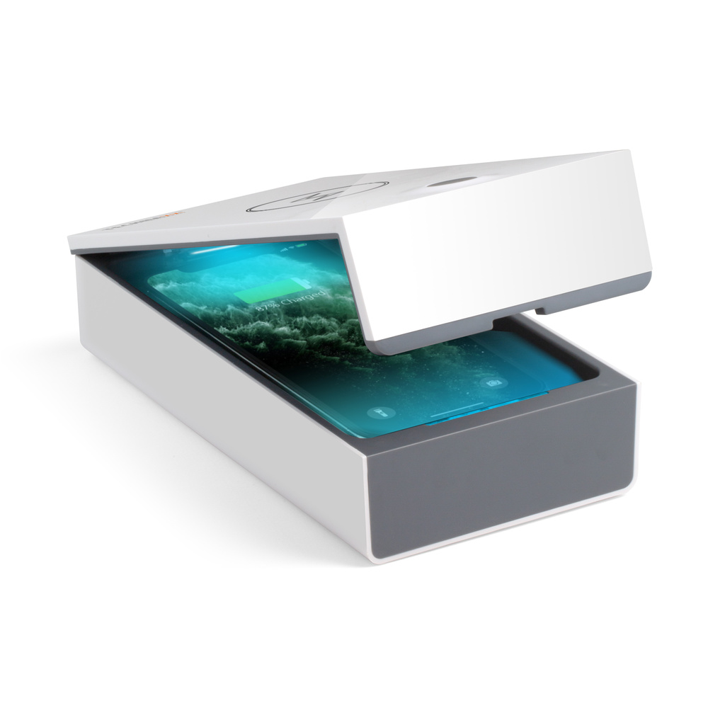 Technaxx UV-C-Desinfektionsbox TX-148, mit integrierter Induktions-Ladefläche