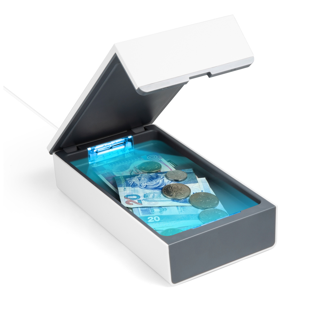 Technaxx UV-C-Desinfektionsbox TX-148, mit integrierter Induktions-Ladefläche