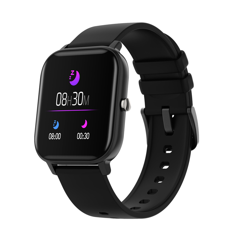 2er-Spar-Set FontaFit Smartwatch "TILA", schwarz/rosé, Blutsauerstoffmessung & Schlafüberwachung