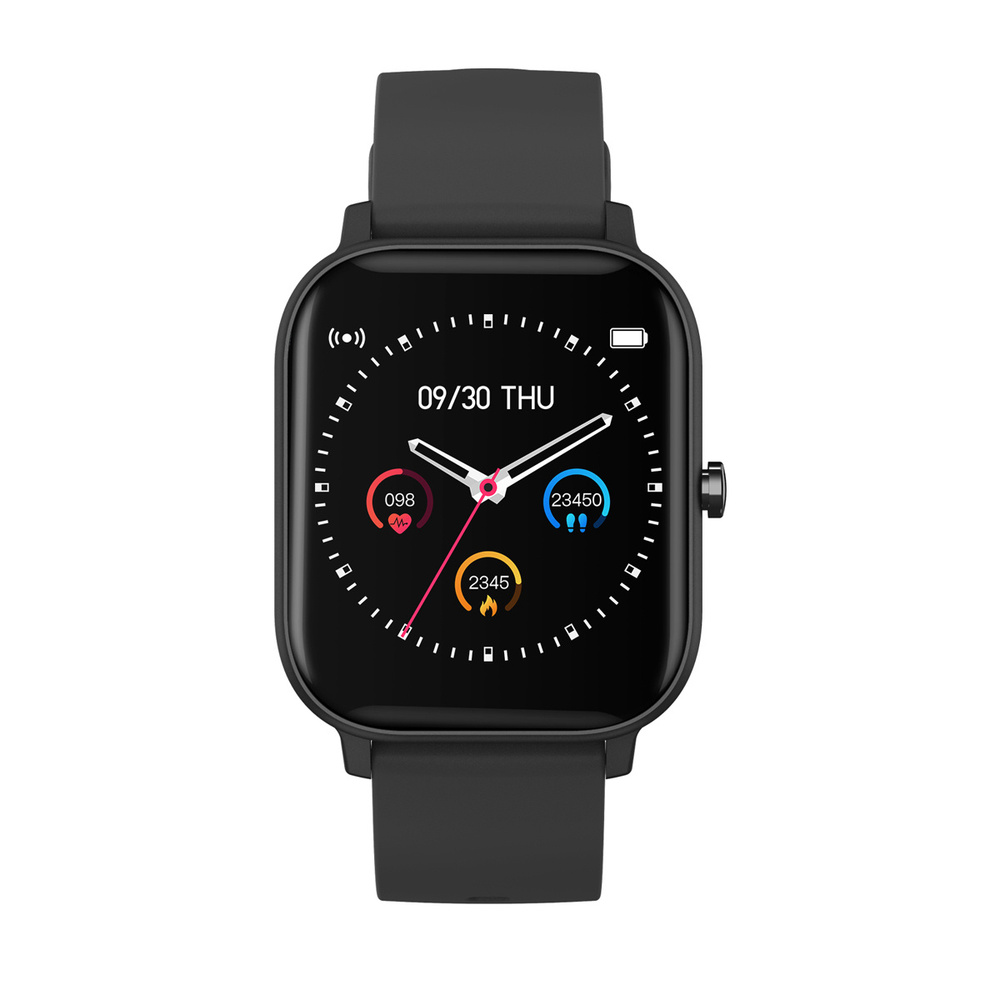2er-Spar-Set FontaFit Smartwatch "TILA", schwarz/rosé, Blutsauerstoffmessung & Schlafüberwachung