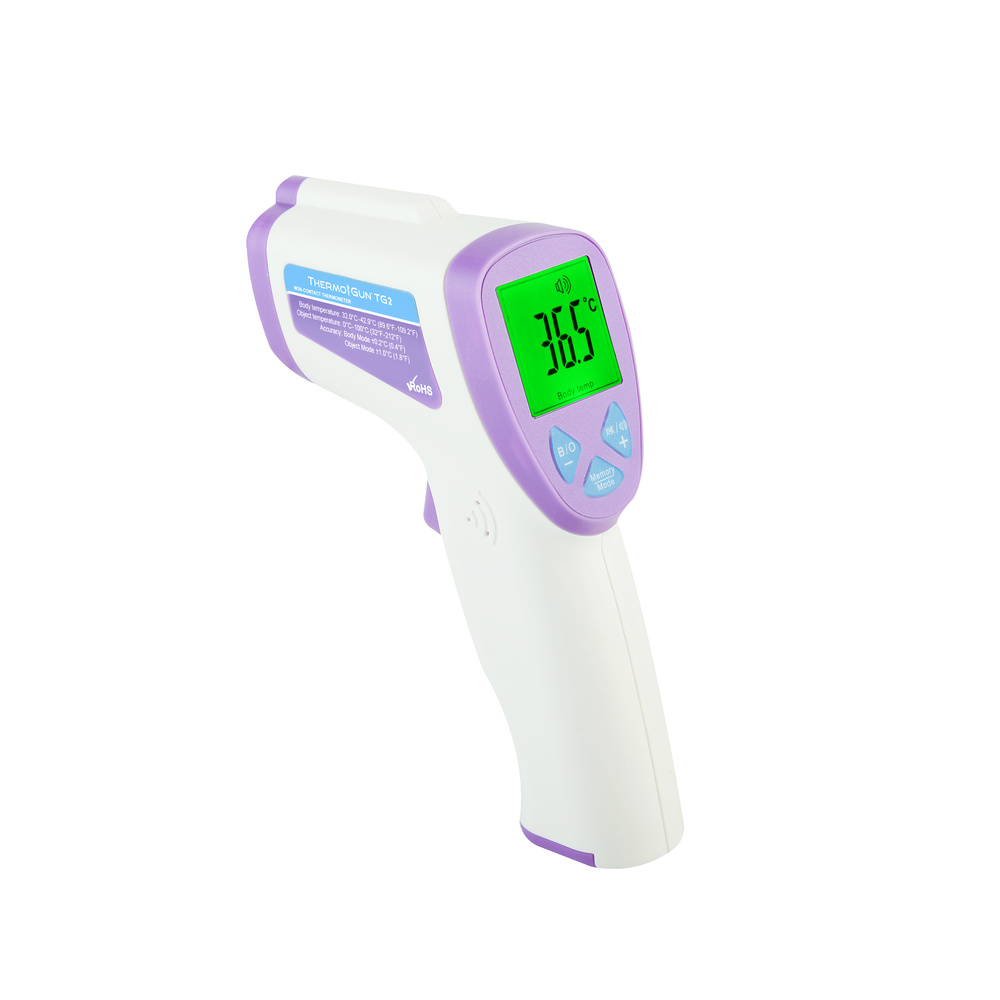 Easypix Kontaktloses IR-Thermometer TG2 zum Messen von Körper- und Oberflächentemperaturen
