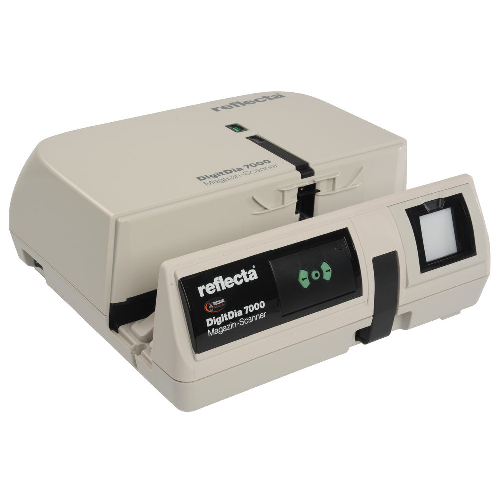 BRAUN Magazin-Diascanner MultiMag SlideScan 7000, 10.000 dpi, mit Staub- und Kratzerentfernung (IR)