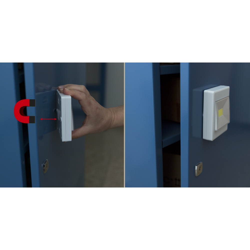 HEITRONIC LED-Orientierungslicht, 150 lm, Batteriebetrieb, mit Schalter, warmweiß, IP20