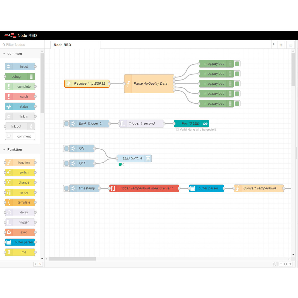 Programmieren (fast) ohne Code Teil 2 - Node-RED als universelles Prototyping-Tool