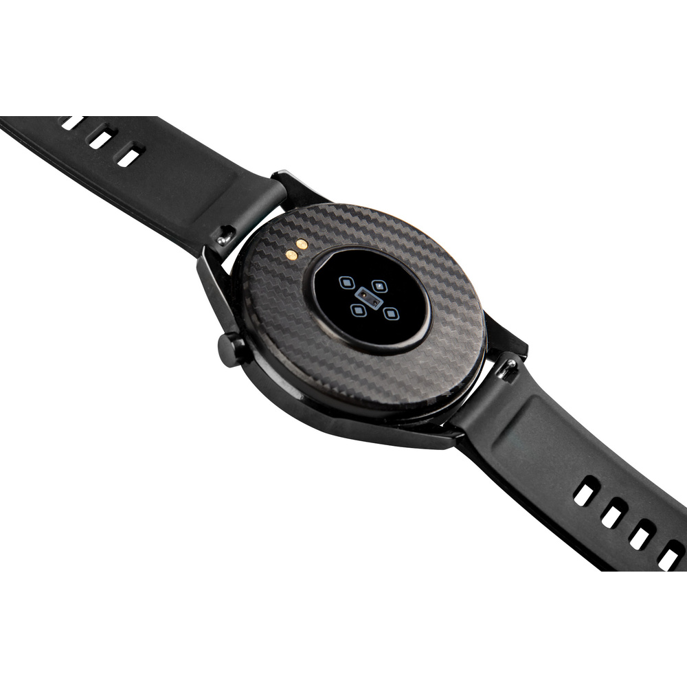 FontaFit Smartwatch 500CH "TESO", schwarz, mit Blutsauerstoffmessung und Schlafüberwachung, IP67