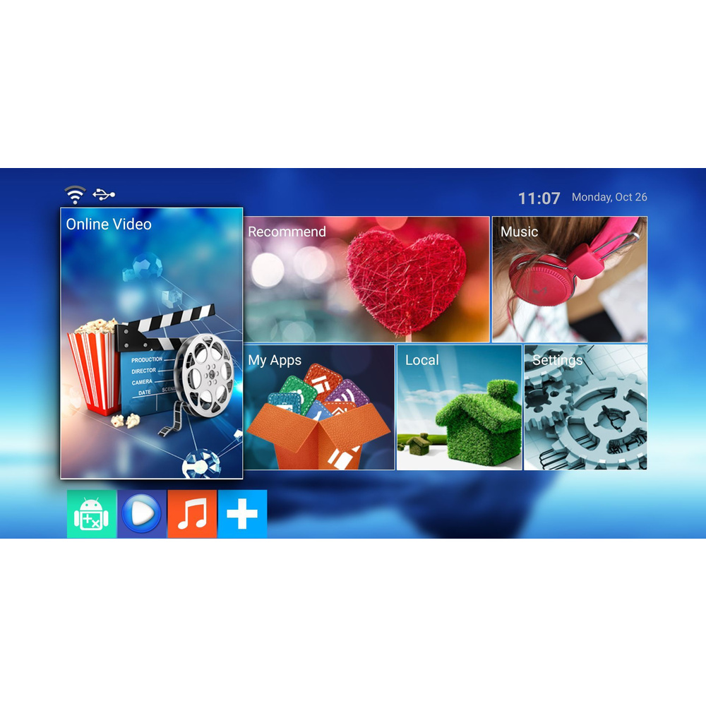 Orbsmart Android Mini-PC S85, Android 9.0, Ultra HD, CoreELEC-Unterstützung, KODI, HDR10+, HDMI 2.1