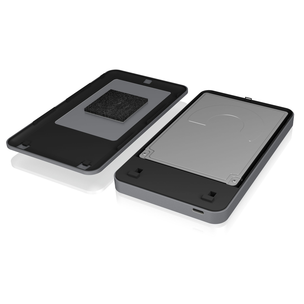 ICY BOX Fingerabdruck-Gehäuse IB-246FP-C3 für externe 2,5"-Laufwerke, USB 3.0
