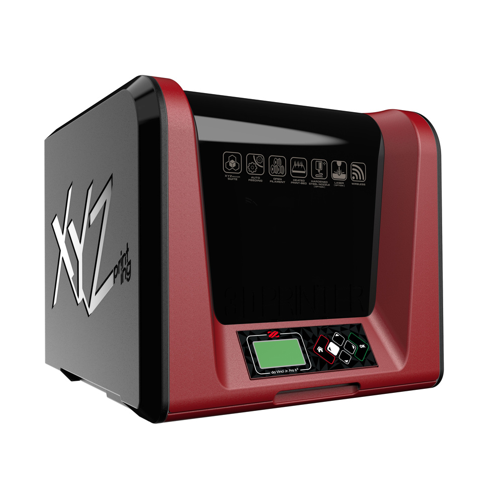 XYZprinting FFF-3D-Drucker da Vinci Jr. Pro X+, WLAN, SD-Karte, USB, mit Lasergravurfunktion