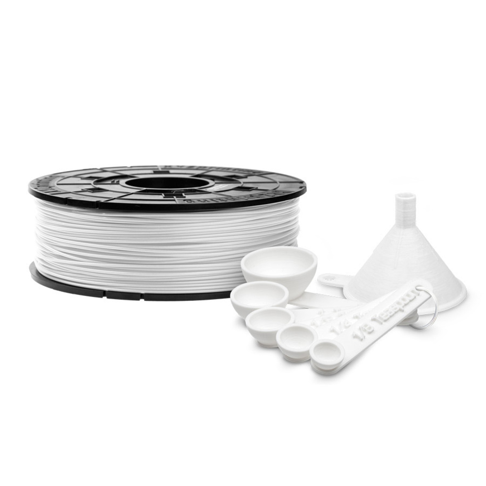 XYZprinting Antibakterielles PLA-Filament, weiß, 1,75 mm, 600 g