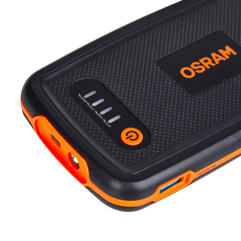 OSRAM Kfz-Starthilfegerät BATTERYstart 200, 12 V, 500 A, 6.000 mAh, LiCoO2-Batterie
