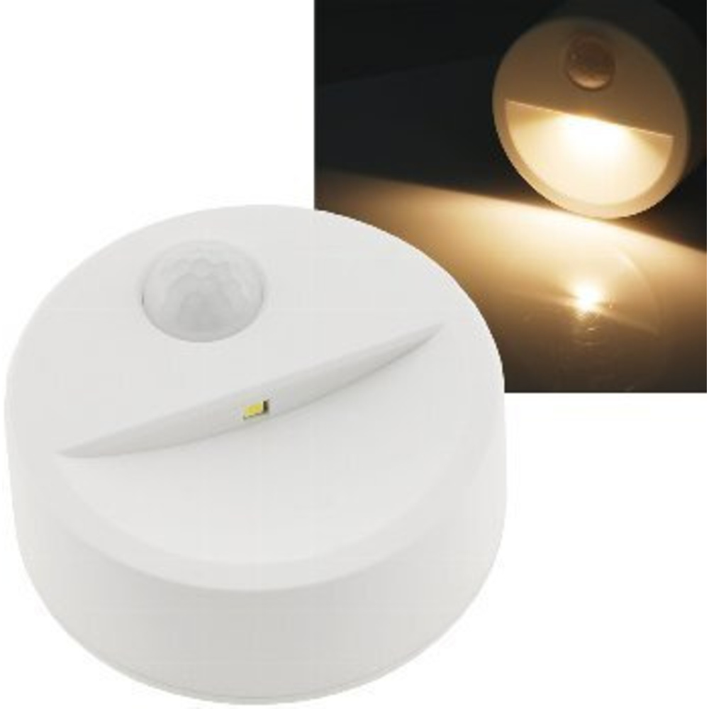 ChiliTec LED-Treppenlicht / LED-Nachtlicht mit PIR-Bewegungsmelder, Batteriebetrieb
