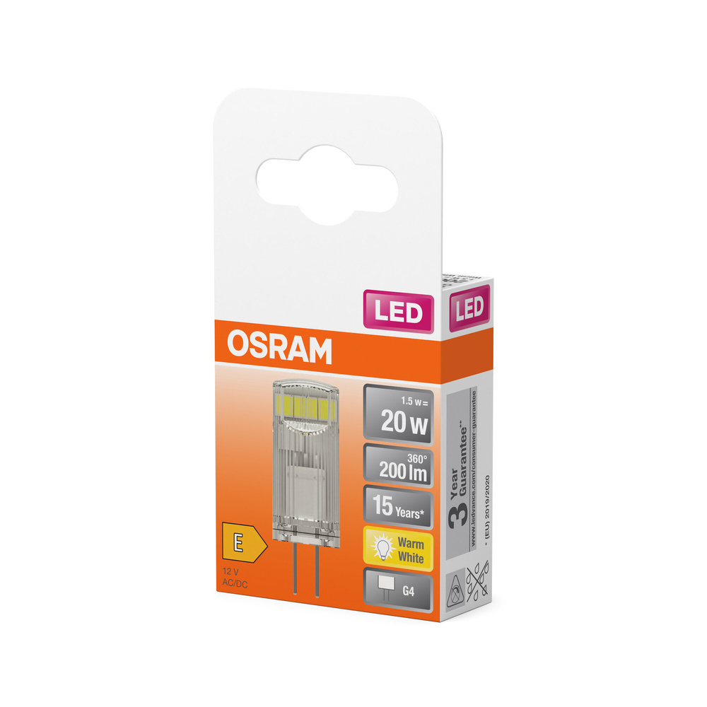 OSRAM 1,8-W-LED-Lampe T13, G4, 200 lm, warmweiß, 300°, 12 V