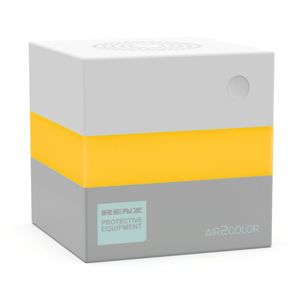 RENZ CO2-Messgerät / CO2-Anzeige AIR2COLOR, Kohlendioxid, 360°-Lichtband, Ampel-Anzeige