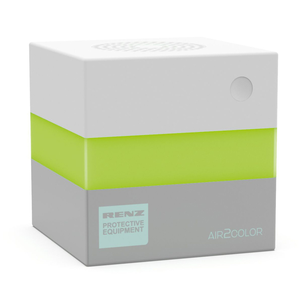 RENZ CO2-Messgerät / CO2-Anzeige AIR2COLOR, Kohlendioxid, 360°-Lichtband, Ampel-Anzeige