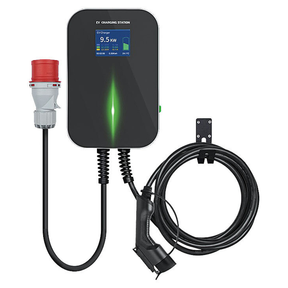 Em2Go Wallbox AC-Charger 11 kW, Ready2Plug, inkl. Typ-2-Ladekabel (7,5 m), 3-Phasig, 400 V, 16 A