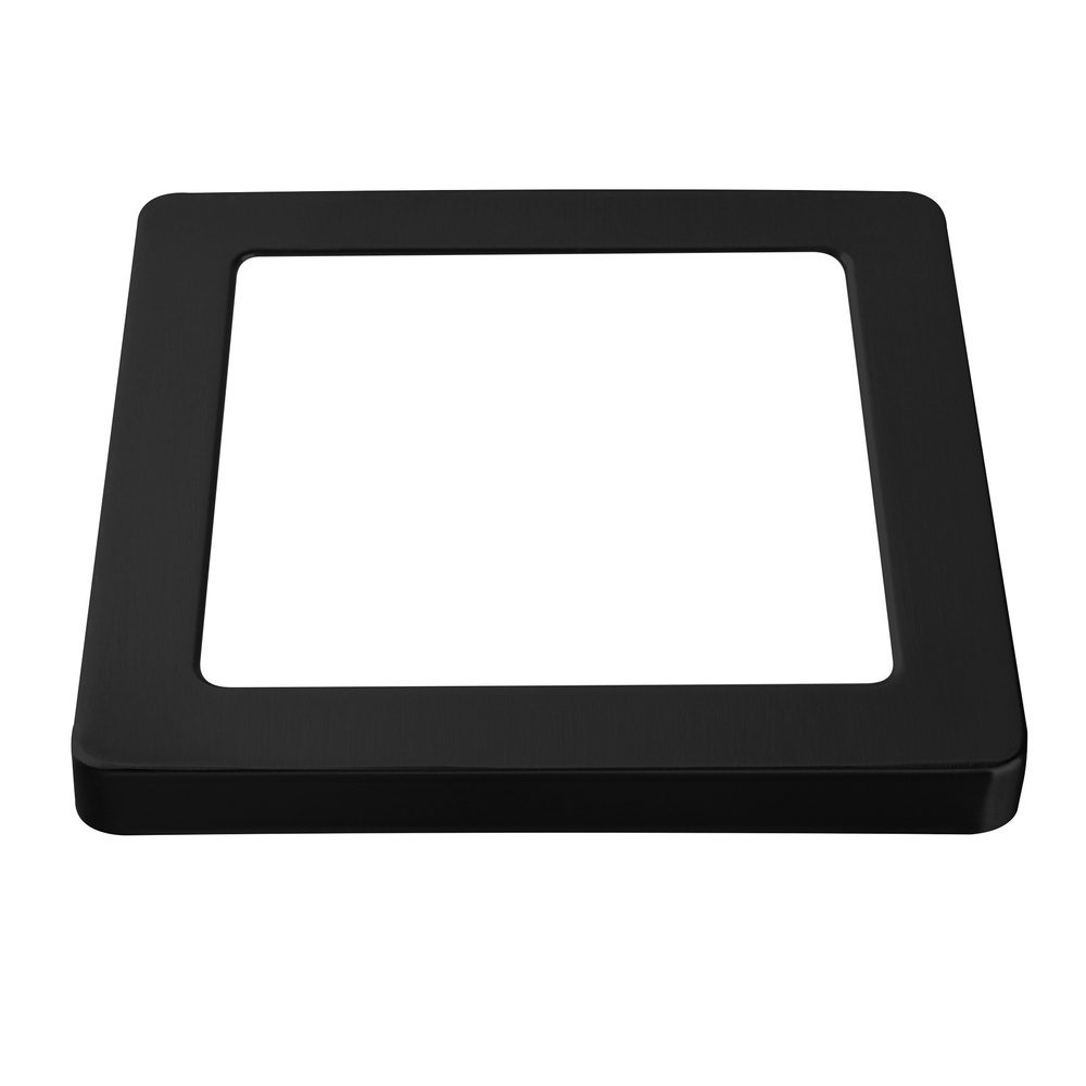 HEITRONIC Metallring für LED-Panel SELESTO, eckig, schwarz