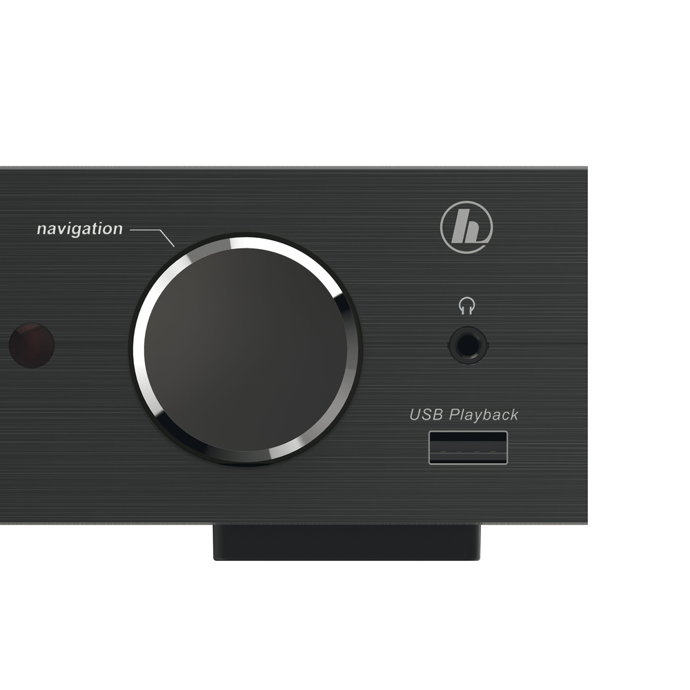 Hama Hybrid-Radio-Hi-Fi-Tuner DIT2006BT, DAB+/UKW/Internetradio, Bluetooth RX, Spotify, schwarz