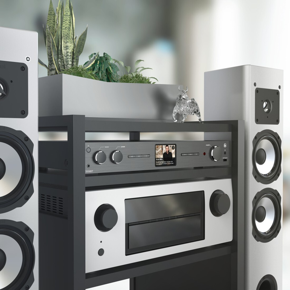 Hama Hybrid-Radio-Hi-Fi-Tuner DIT2006BT, DAB+/UKW/Internetradio, Bluetooth RX, Spotify, schwarz