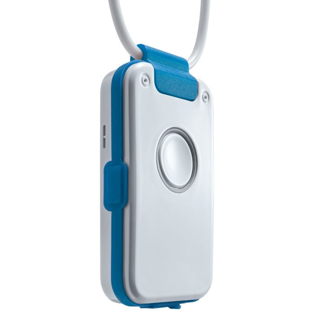 Notrufsender DECT indePendant Pro, blau, privater Hausnotruf, mit intelligenter Sturzerkennung
