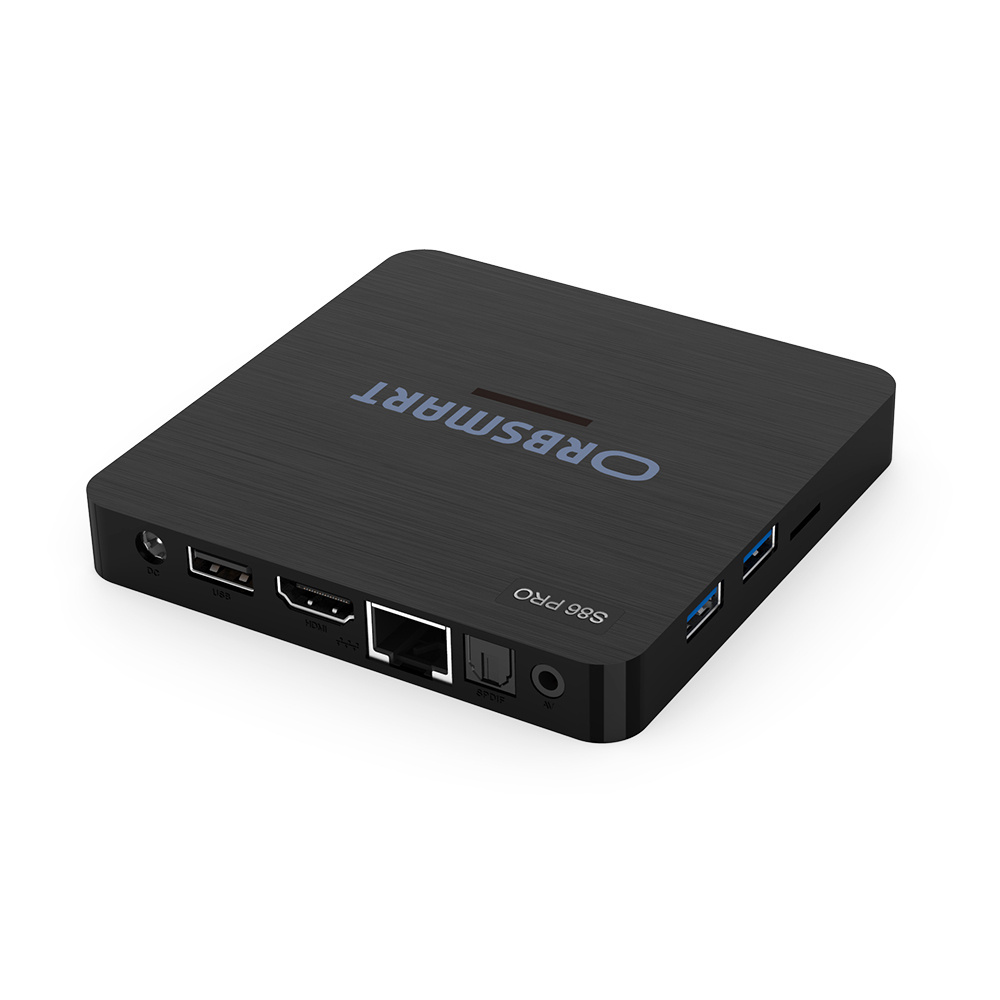 Orbsmart Android Mini-PC S86 Pro, Android 9.0, 4K, CoreELEC-Unterstützung, KODI, HDR10+, HDMI 2.1