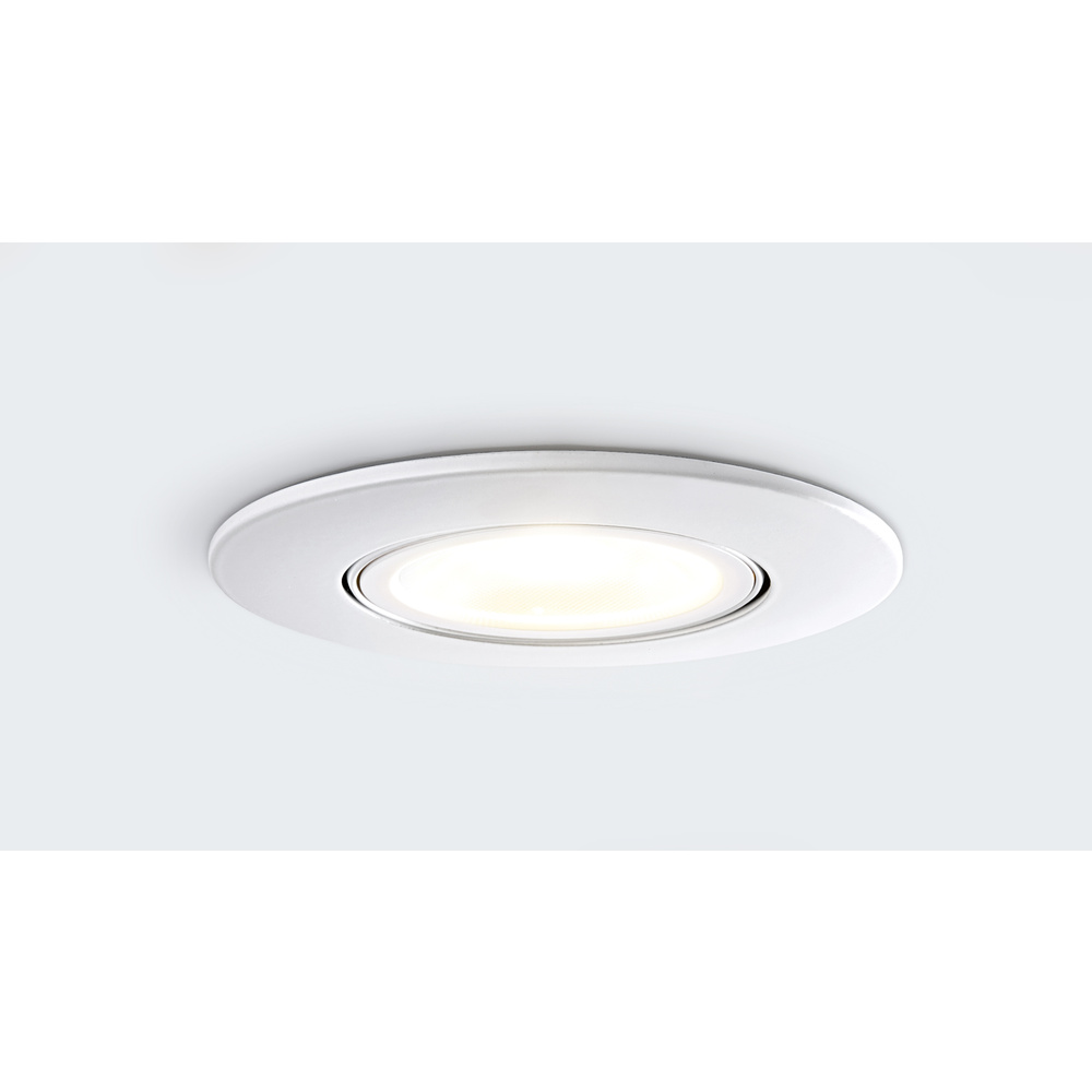 HEITRONIC 8,5-W-LED-Einbaustrahler DL8002, Farbtemperatur einstellbar, schwenkbar, dimmbar, IP65