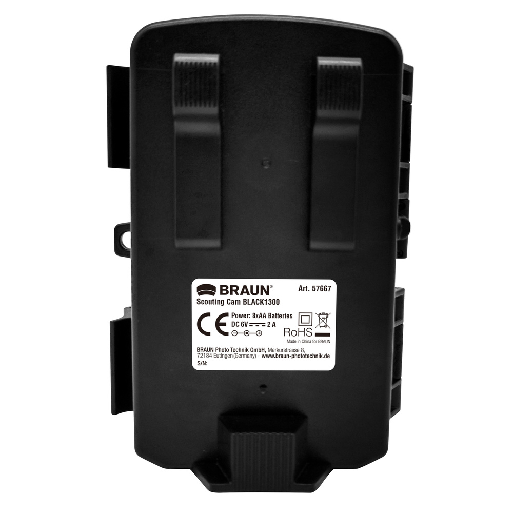 Braun Fotofalle / Wildkamera Scouting Cam BLACK1300, 13-MP-CMOS, 4K, IP66