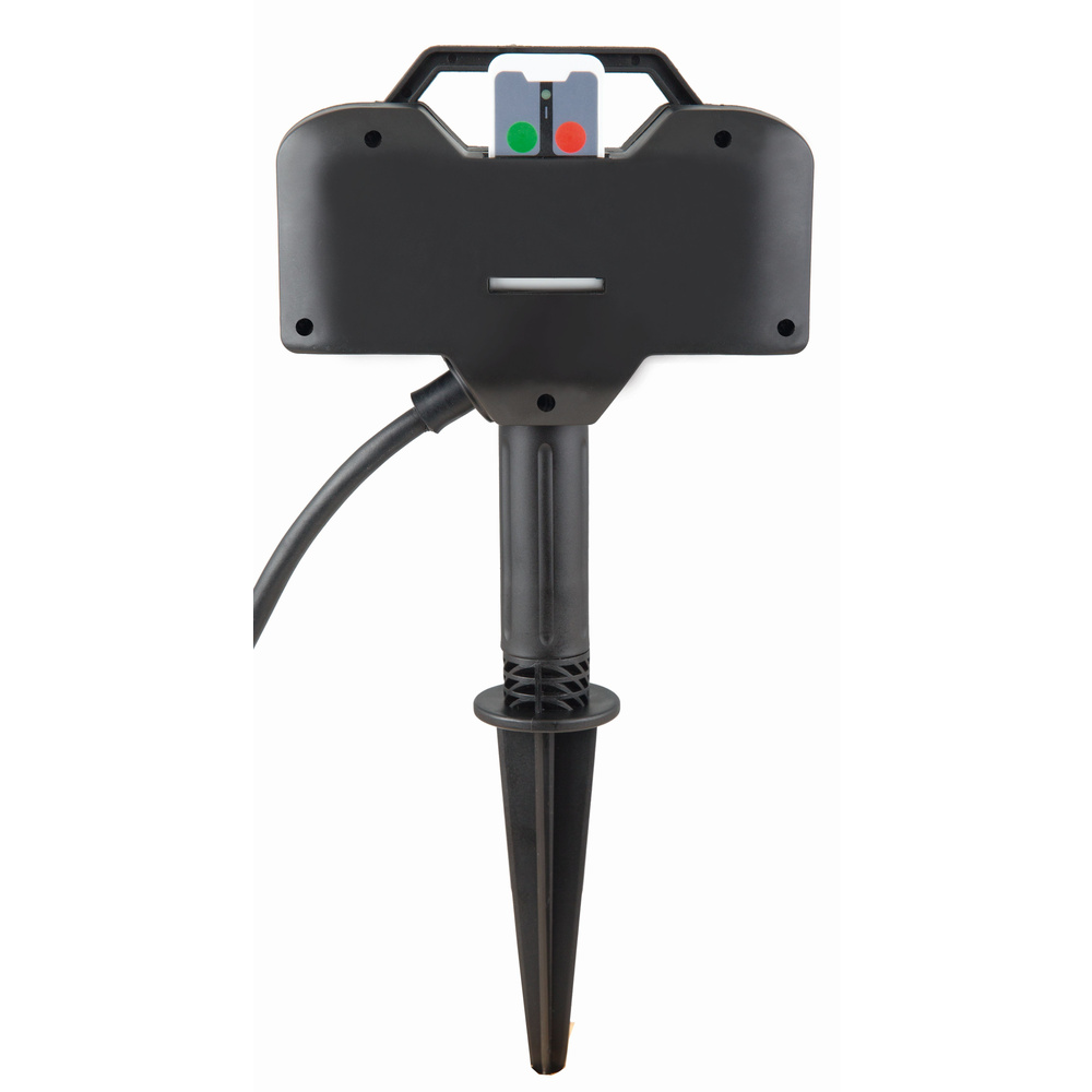 HEITRONIC 2-fach Energieverteiler Dubai mit Funk-Fernbedienung, 2x Steckdosen, IP44