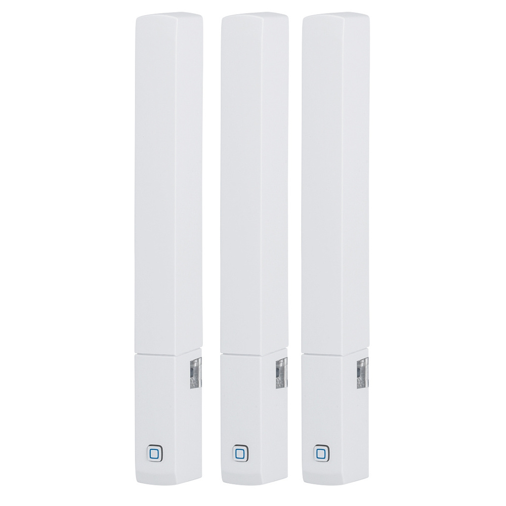 Homematic IP Smart Home 3er Set Fenster- und Türkontakt plus HmIP-SWDO-PL, optisch