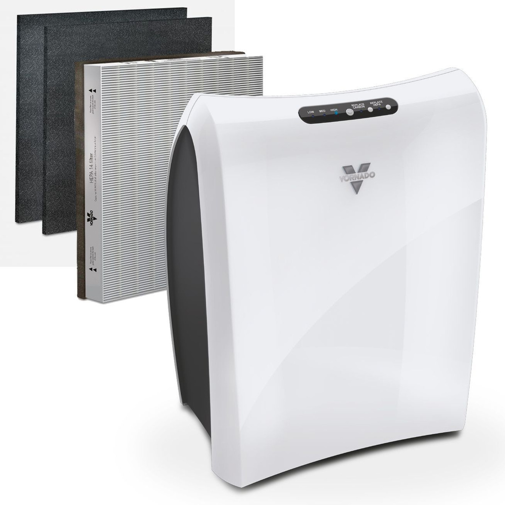 Vornado Luftreiniger AC350, HEPA14, bis zu 30 m² Raumgröße, bis zu 228 m³/h