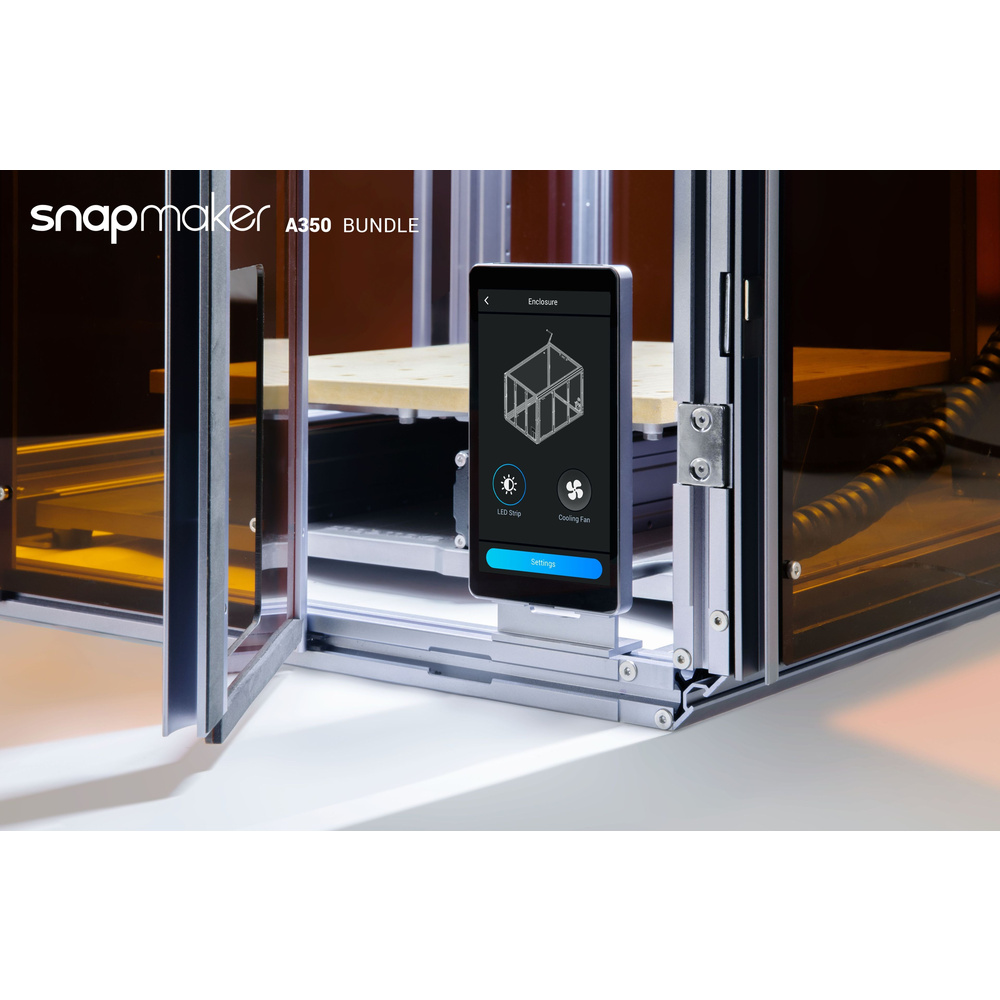 Snapmaker 2.0 Modularer 3-in-1 FFF-3D-Drucker A350T, Stationsmaße 495 x 580 x 506 mm, WLAN