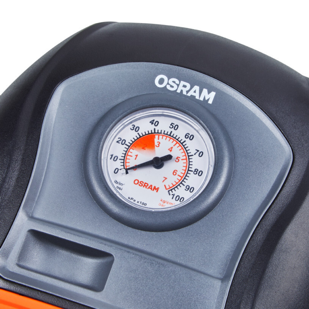 OSRAM Luftkompressor TYREinflate 200, Analoganzeige, 12 V, max. 5,5 bar, 18 l/min, 120 W