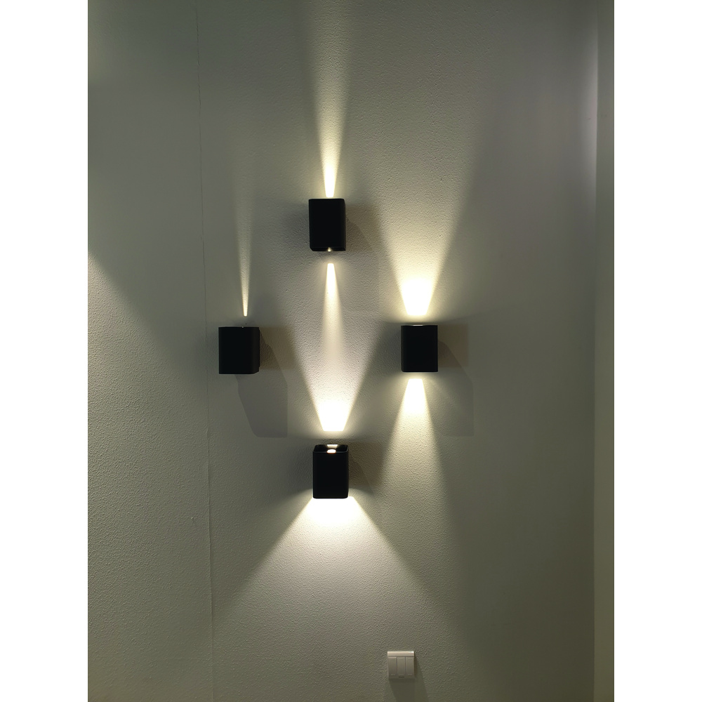 HEITRONIC 13,5-W-LED-Wandleuchte SOPHIE, einstellbarer Lichtaustritt, 760 lm, 3000 K, warmweiß, IP54